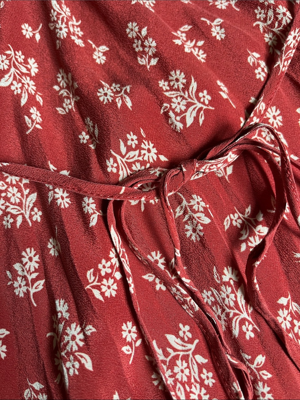 Realisation Par Red Floral Slip Dress - Picture 4 of 6